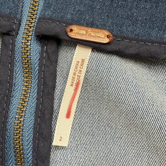 Free People Modern Femme Colorblock Mini Skirt - Picture 5 of 9